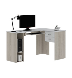 Mesa em L 02 gavetas